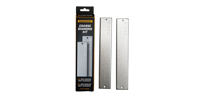 Lot de 2 plaques diamantées Grain 320/400 Worksharp