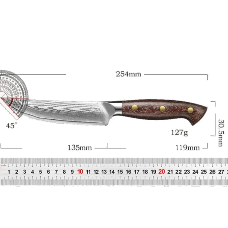 Couteaux à steak avec Lame de Damas