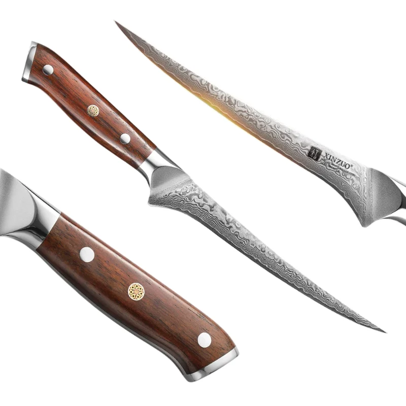 Couteau de Cuisine Tranchant Damas