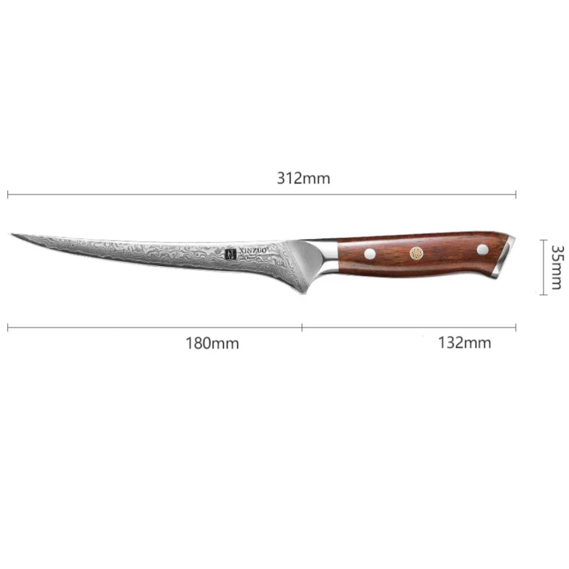 Couteau de Cuisine Tranchant Damas