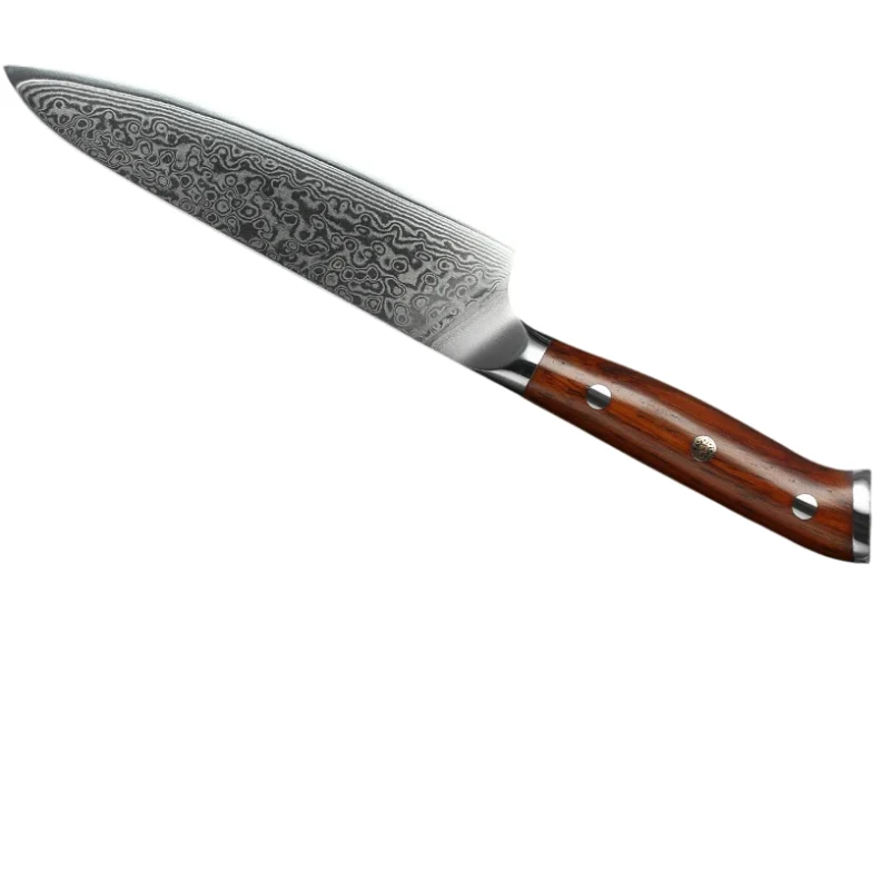Couteau de Chef en Acier Damas