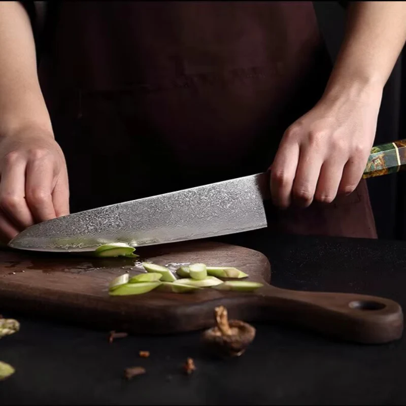 Couteau de Cuisine Japonais Damas