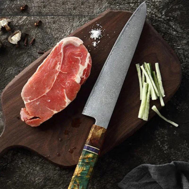 Couteau de Cuisine Japonais Damas
