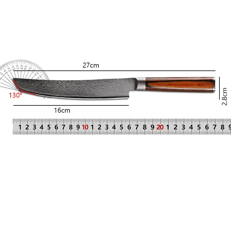 Couteau de Cuisine Forgé Damas