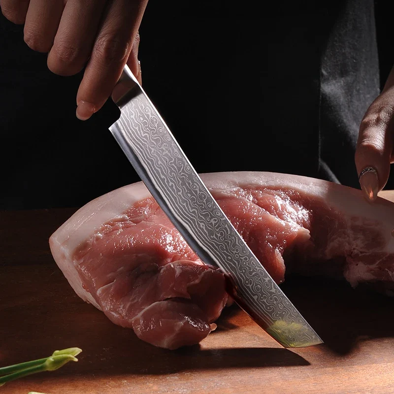 Couteau de Cuisine Forgé Damas