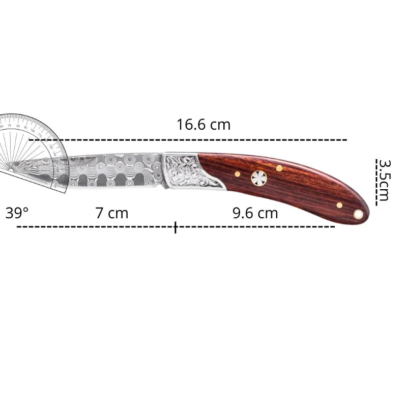 Couteau Berger Damas