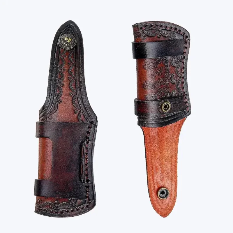 Couteau de Chasse Damas avec Etui en Cuir
