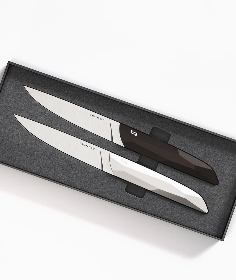 Les 55 - Noir & Blanc Satin