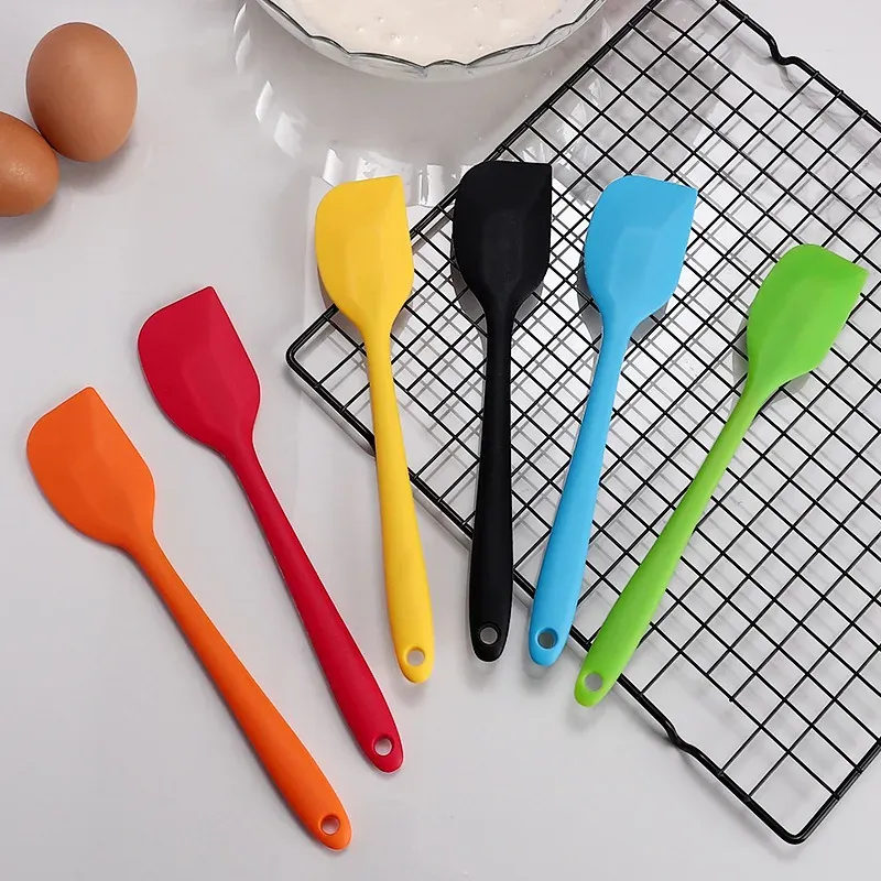 Spatule Silicone Multicolore Résistante à la Chaleur pour Pâtisserie