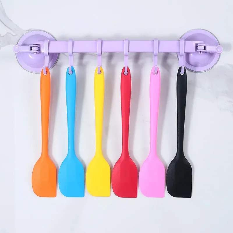 Spatule Silicone Multicolore Résistante à la Chaleur pour Pâtisserie