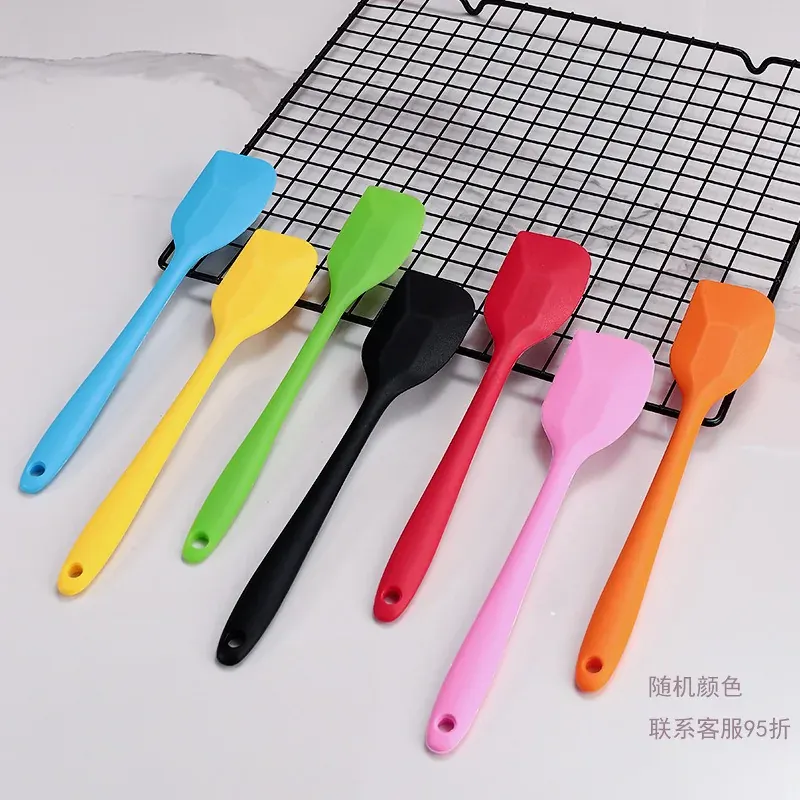 Spatule Silicone Multicolore Résistante à la Chaleur pour Pâtisserie