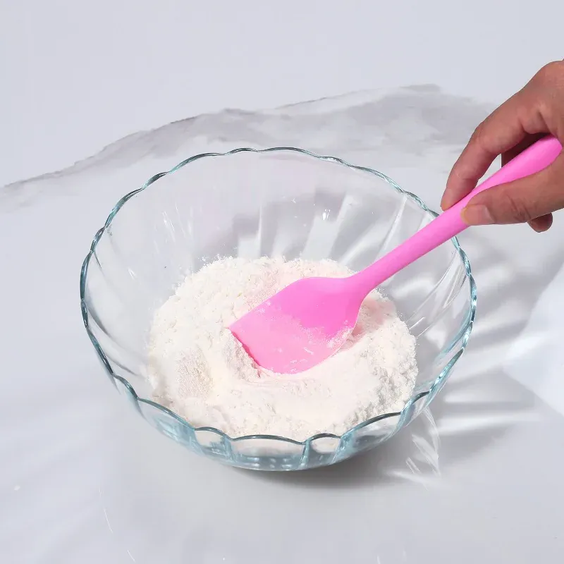 Spatule Silicone Multicolore Résistante à la Chaleur pour Pâtisserie
