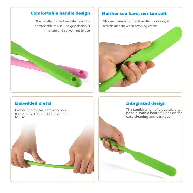 Spatule Silicone Résistante à la Chaleur | Ustensile de Pâtisserie