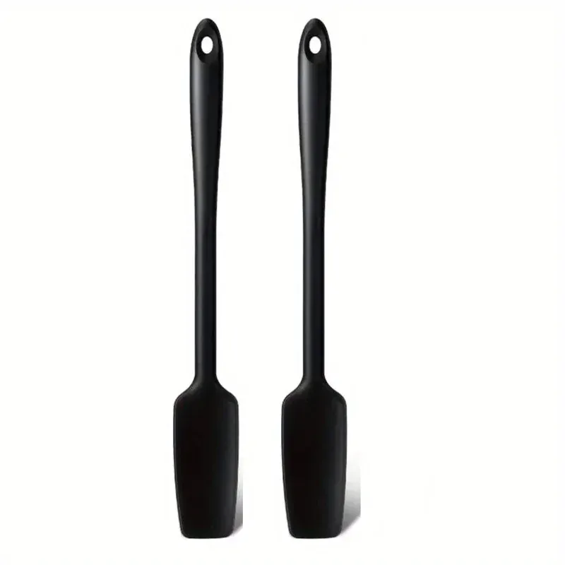 Spatule Silicone Longue 33cm - Ustensile Non-adhérent Roug