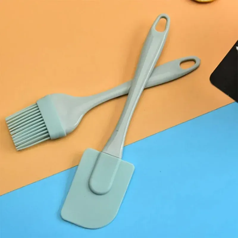 Set Spatules Silicone 3 Pièces - Ustensiles Pâtisserie Résistants