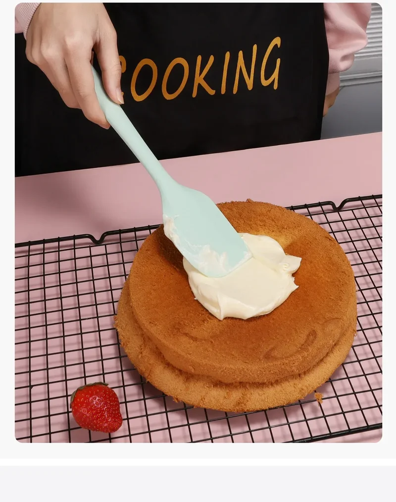 Set Spatules Silicone 6 Pièces Résistantes à la Chaleur pour Cuisine