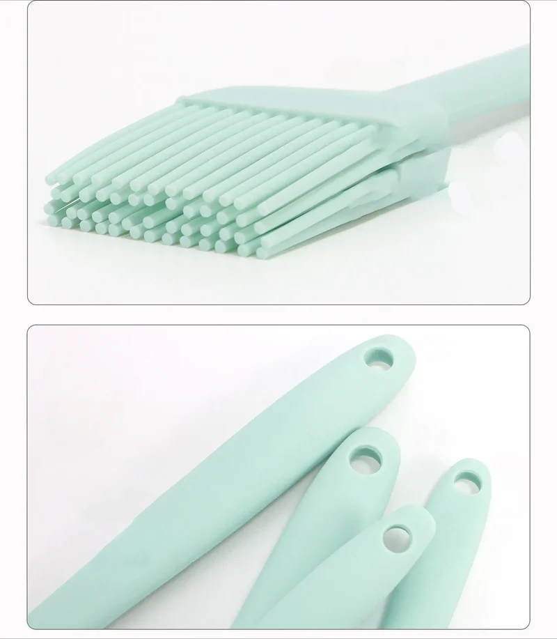 Set Spatules Silicone 6 Pièces Résistantes à la Chaleur pour Cuisine