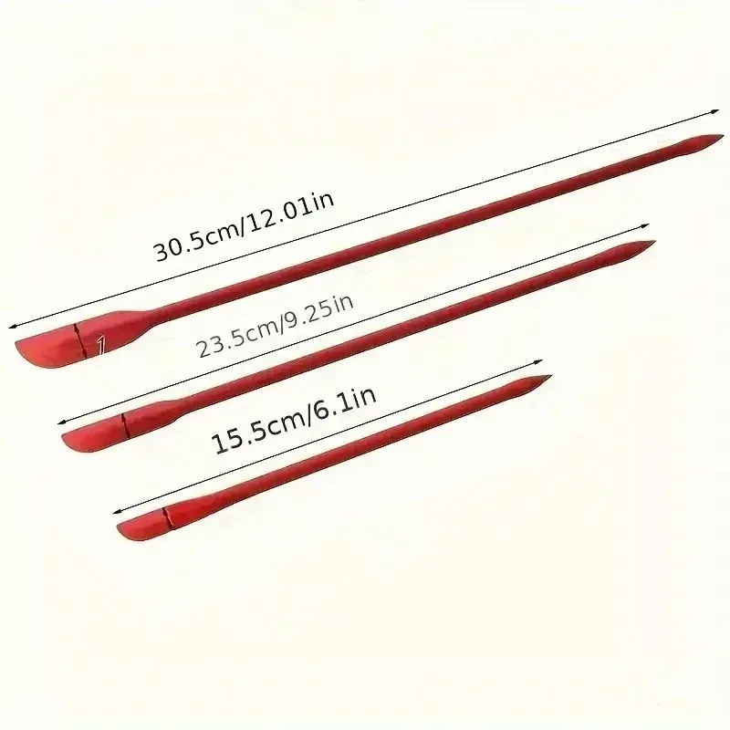 Set Spatules Silicone 3 Pièces | Résistantes à la Chaleur pour Confitures et Pots