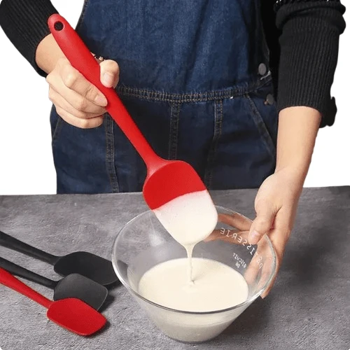 Spatule Silicone 21cm et 27cm Flexible pour Pâtisserie