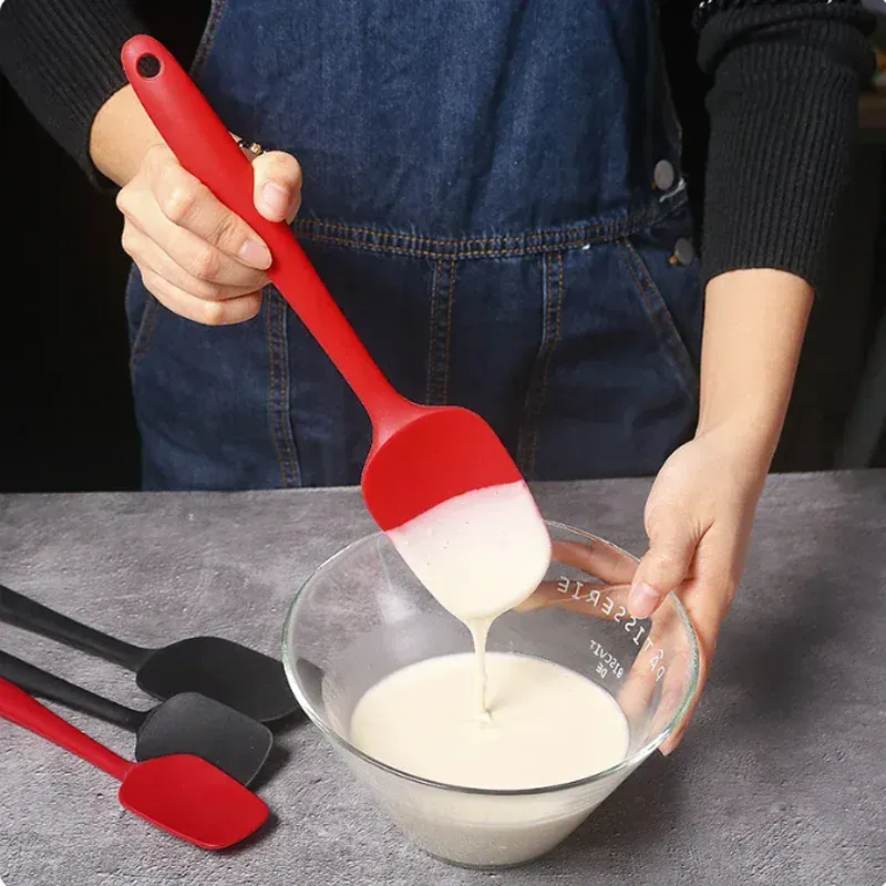 Spatule Silicone 21cm et 27cm Flexible pour Pâtisserie
