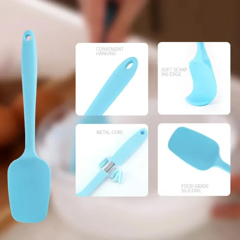 Spatule Silicone 21cm et 27cm Flexible pour Pâtisserie