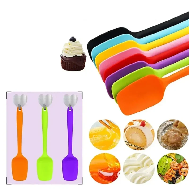 Spatule Silicone 21cm et 27cm Flexible pour Pâtisserie
