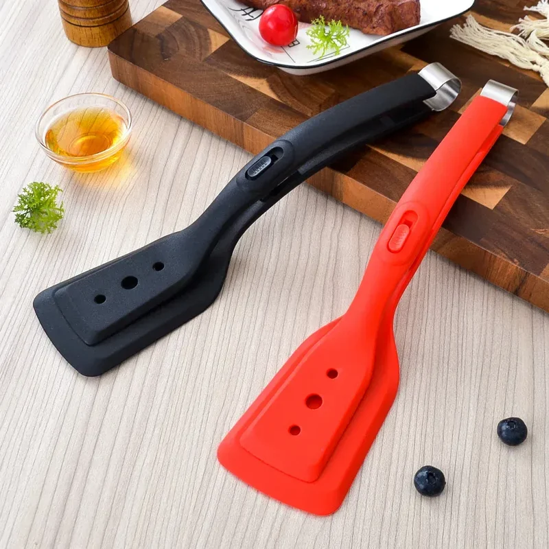 Spatule Silicone 2 en 1 Non-Stick pour Œufs et Viande