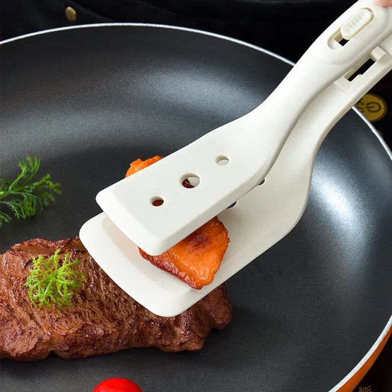 Spatule Silicone 2 en 1 Non-Stick pour Œufs et Viande