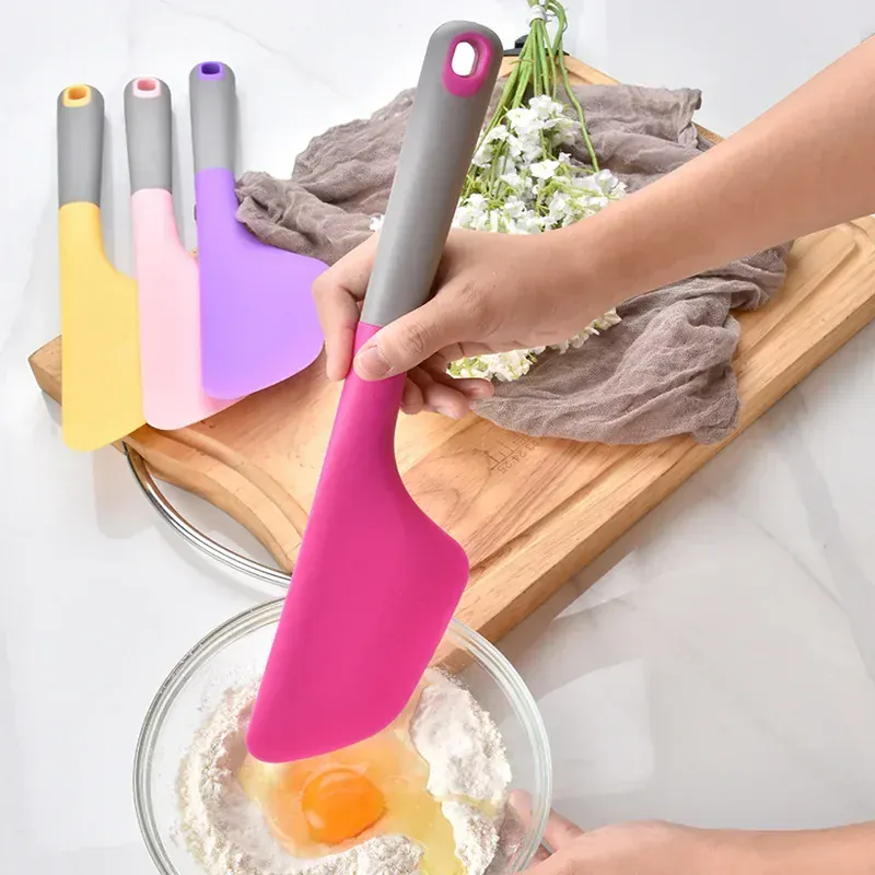 Spatule Silicone 34cm Résistante à la Chaleur pour Pâtisserie