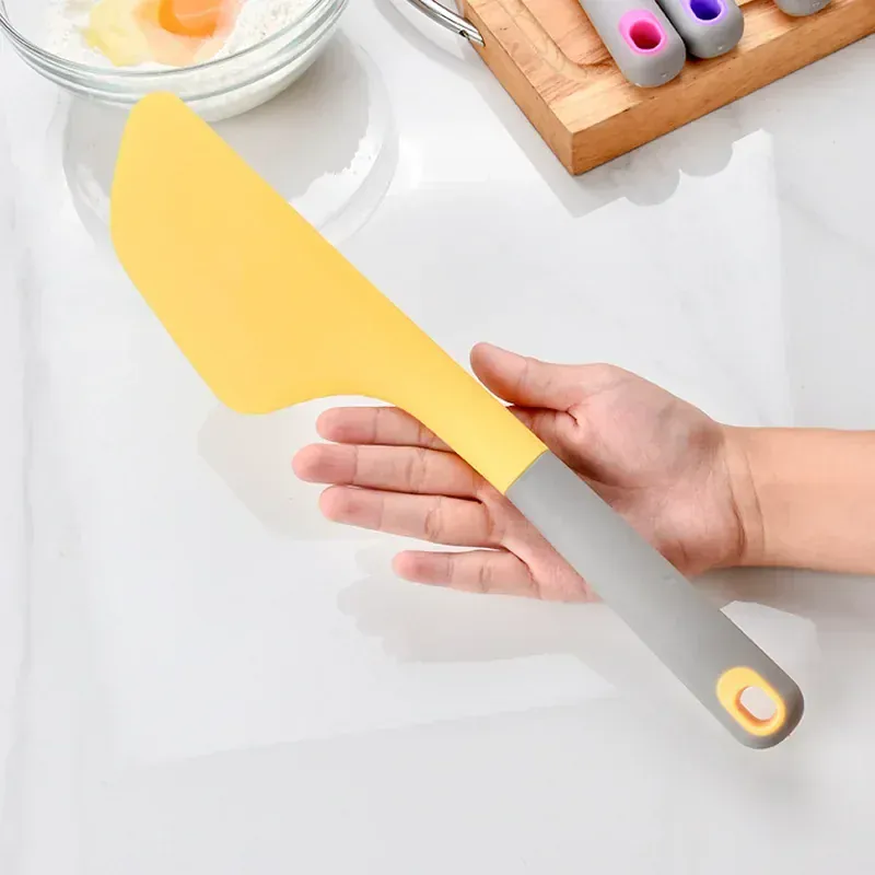 Spatule Silicone 34cm Résistante à la Chaleur pour Pâtisserie