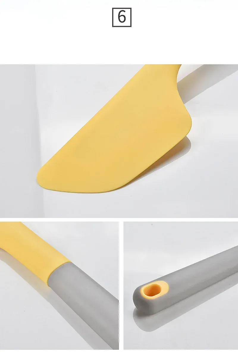 Spatule Silicone 34cm Résistante à la Chaleur pour Pâtisserie