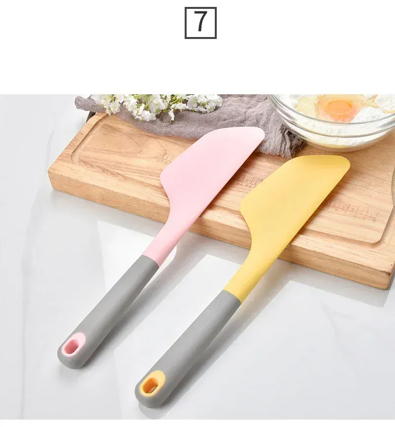 Spatule Silicone 34cm Résistante à la Chaleur pour Pâtisserie