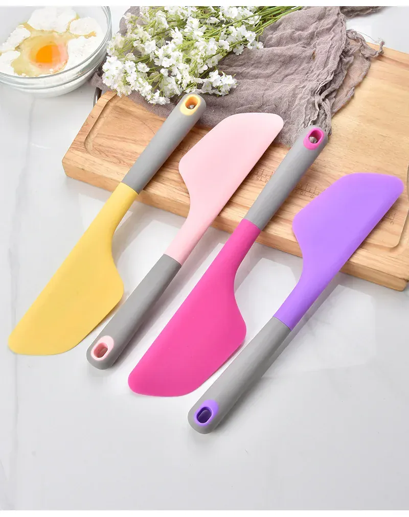 Spatule Silicone 34cm Résistante à la Chaleur pour Pâtisserie