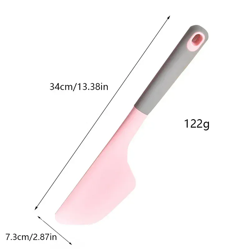 Spatule Silicone 34cm Résistante à la Chaleur pour Pâtisserie