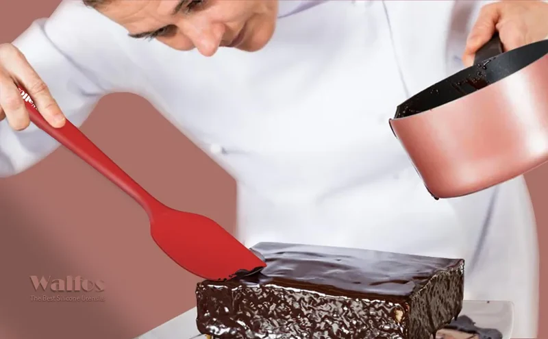 Set Spatules Silicone 5 pièces Résistantes à la Chaleur Pâtisserie