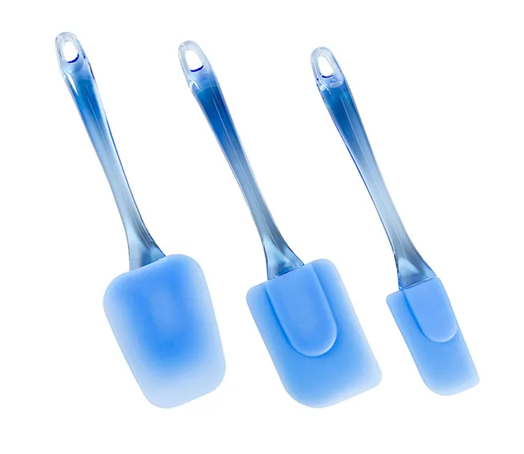Set Spatules Silicone 3 Pièces Résistantes à la Chaleur pour Pâtisserie