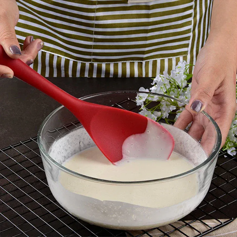 Set Ustensiles Silicone 5 pièces Résistants à la Chaleur Rouge