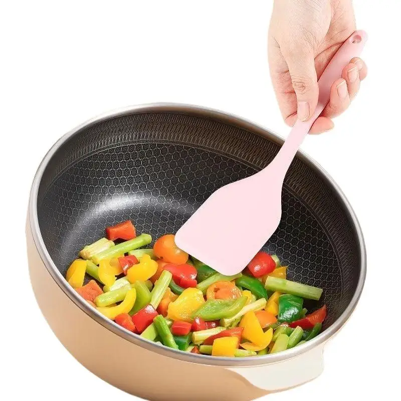 Spatule Silicone 1 Pièce Antiadhésive pour Poisson et Omelette