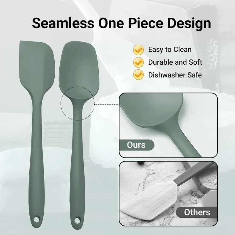 Set Ustensiles Silicone 6/9 Pieces Résistants Chaleur pour Pâtisserie