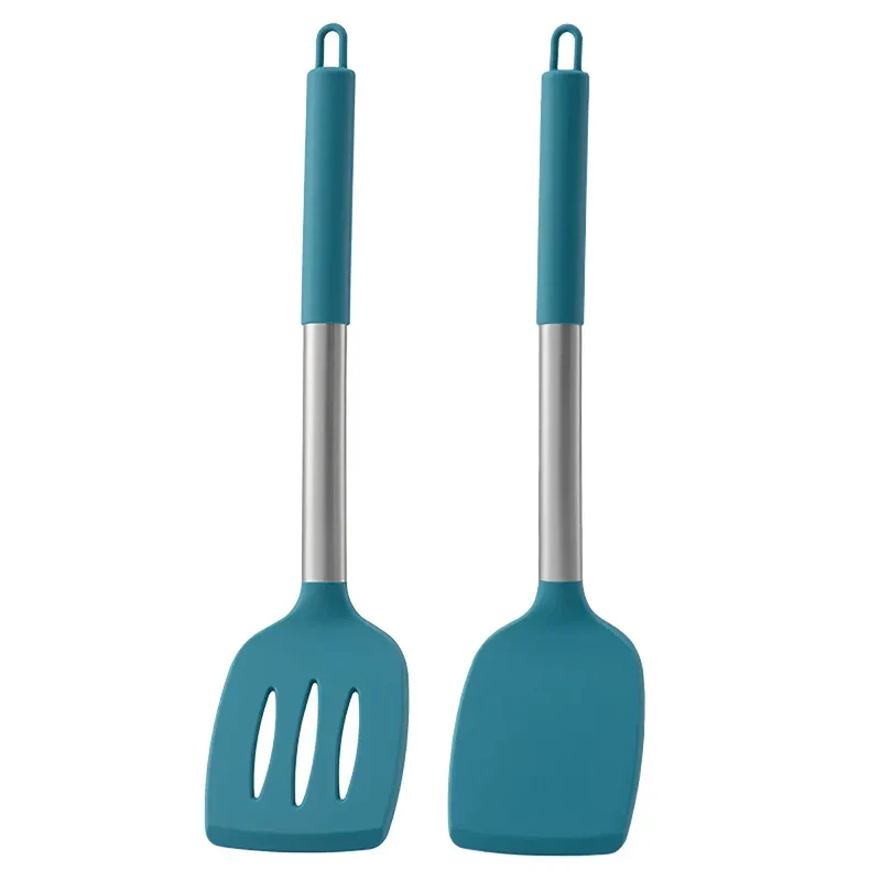 Set Spatules Silicone 2 pièces Résistantes à la Chaleur