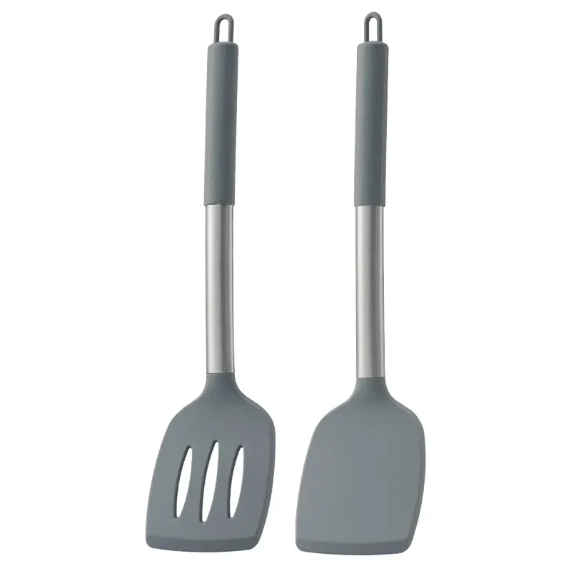 Set Spatules Silicone 2 pièces Résistantes à la Chaleur