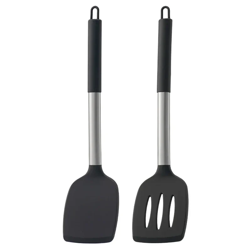 Set Spatules Silicone 2 pièces Résistantes à la Chaleur