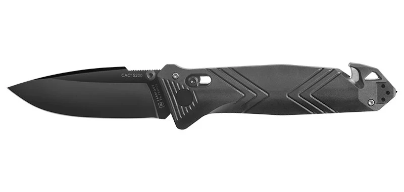 Couteau CAC Lisse Noir TB Outdoor