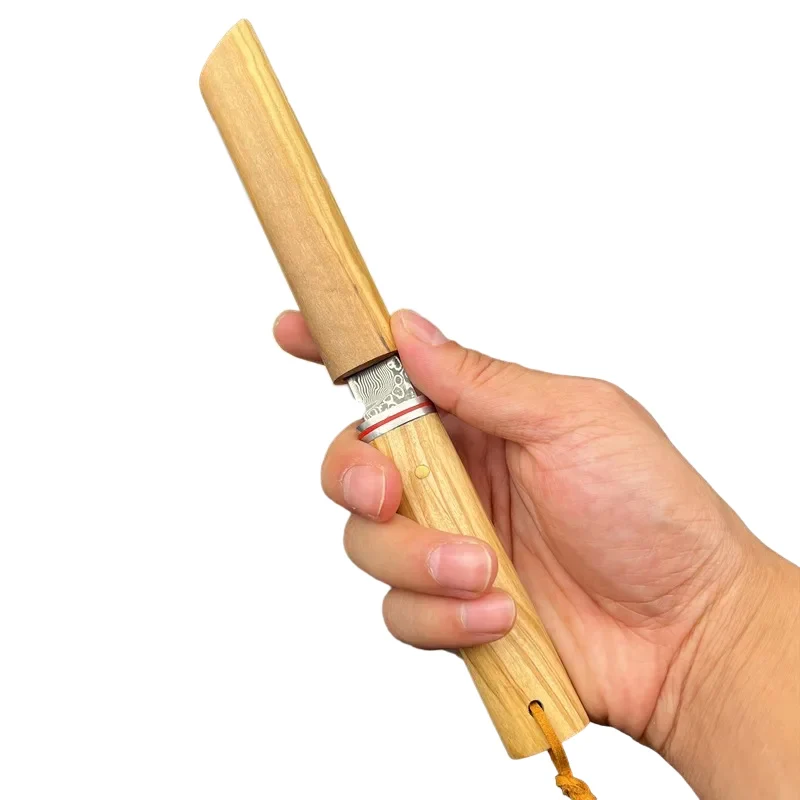 Couteau Tanto Japonais Lame Damas