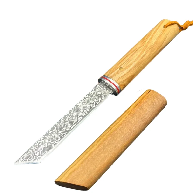 Couteau Tanto Japonais Lame Damas