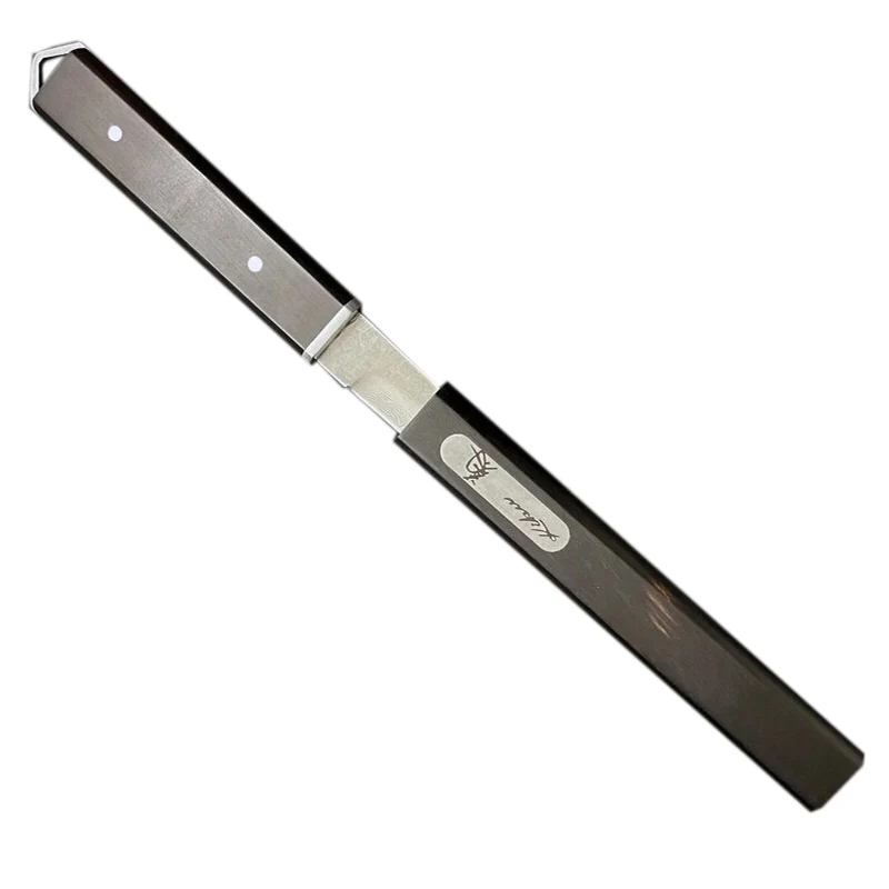 Couteau Tanto en Acier Damas