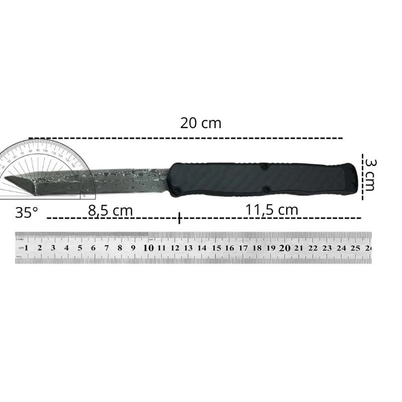 Couteau Pliant Tanto Damas