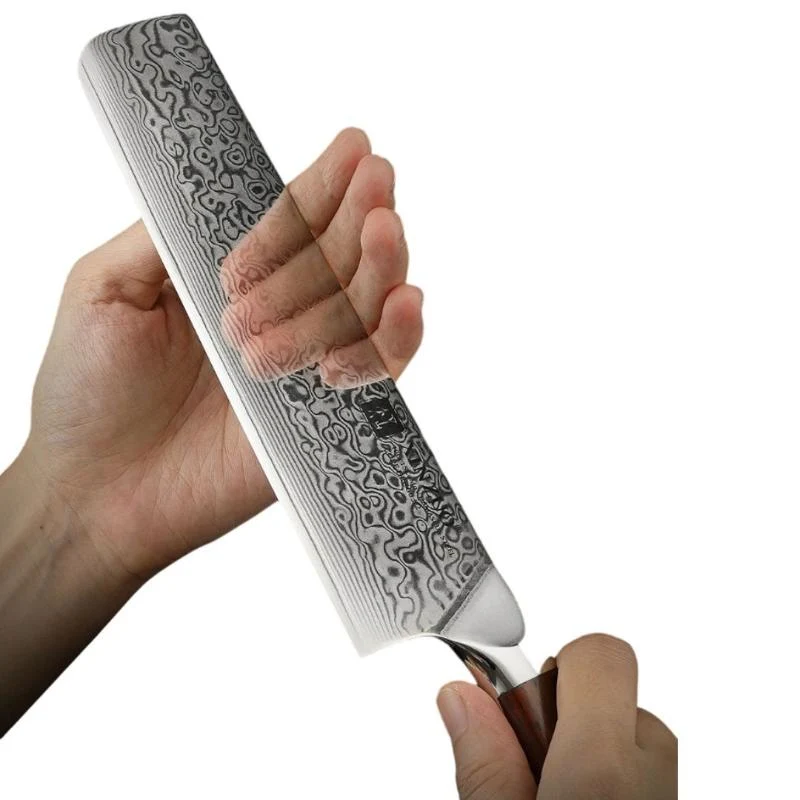 Couteau Nakiri Japonais Lame Damas
