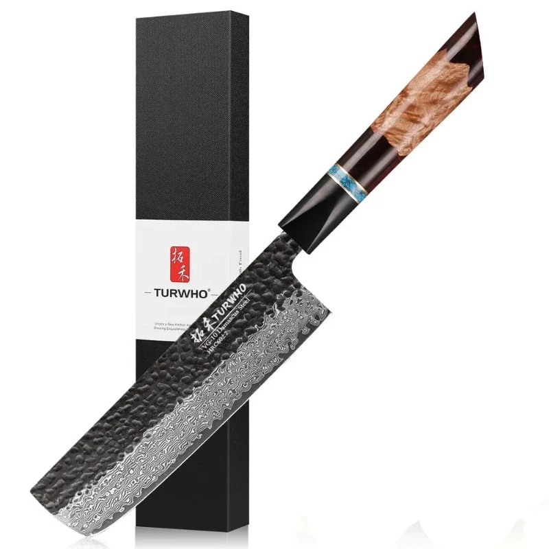 Couteau Nakiri Acier Damas