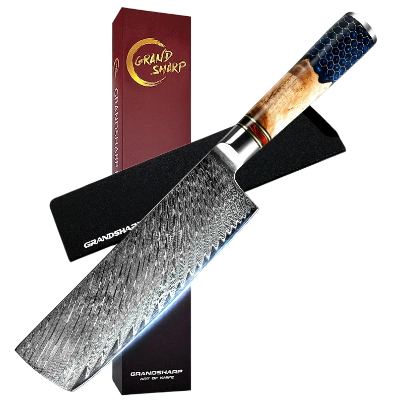 Couteau Nakiri Lame Damas